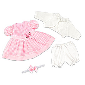 Party Dress Baby Doll Accessory Set For 16" - 19” Dolls