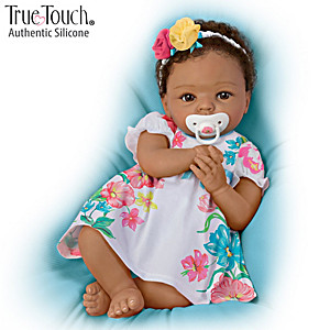 "Little And Lovely Gabrielle" Silicone Baby Girl Doll