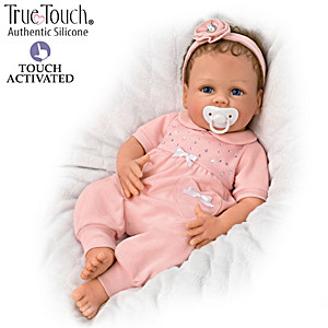 Linda Murray Cooing Chloe "Breathing" Silicone Baby Doll