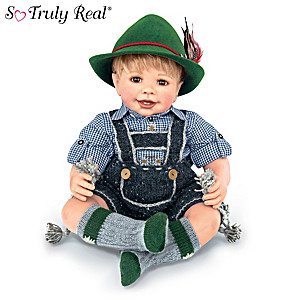 "Maxl Goes To Oktoberfest" Lifelike Baby Boy Doll