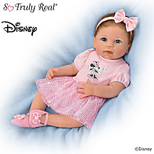 Linda Murray Baby Doll With Minnie Mouse Inspired Outfit
