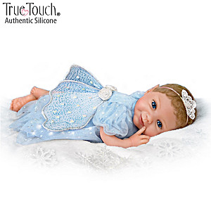 Silicone Fairy Baby Doll With Light-Up Skirt By Ina Volprich