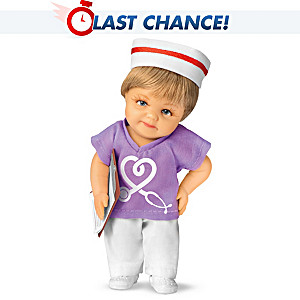 "You Can’t Scare Me I’m A Nurse" Hero Doll With Iconic Cap