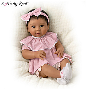 "Camila" Lifelike Baby Doll In Custom Outfit By Sherry Rawn