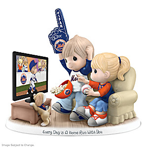 Precious Moments New York Mets Fan Porcelain Figurine