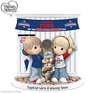 Chicago Cubs World Series Precious Moments Figurine
