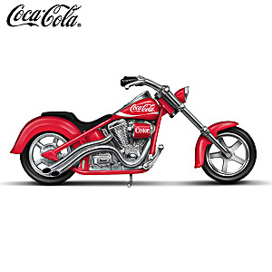 One Cool Ride COCA-COLA Motorcycle Sculpture