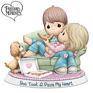 Precious Moments You Took A Pizza My Heart Figurine