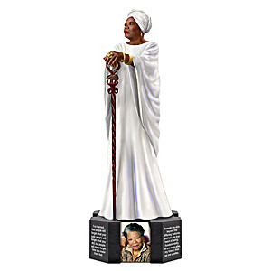 Dr. Maya Angelou Tribute Sculpture With Inspirational Quotes
