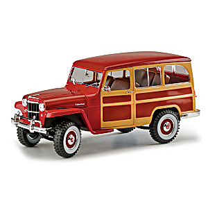 1:18-Scale 1955 Willys Jeep Diecast Station Wagon