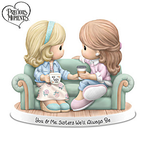 Precious Moments Sisters We'll Always Be Porcelain Figurine