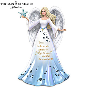 Thomas Kinkade Remembrance Angel Figurine Lights Up