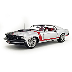 1:18-Scale 1969 Ford Mustang Boss 302 Diecast Car