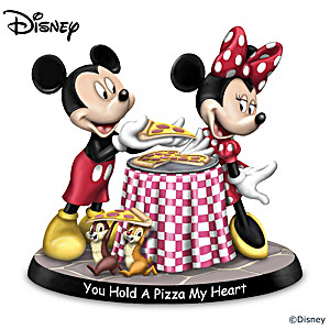 Disney "You Hold A Pizza My Heart" Figurine