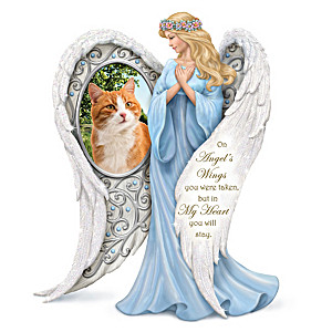 "Angel Of Remembrance" Figurine Displays Your Pet's Photo
