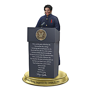 Dr. Maya Angelou Poem Sculpture Plays Her Recorded Voice