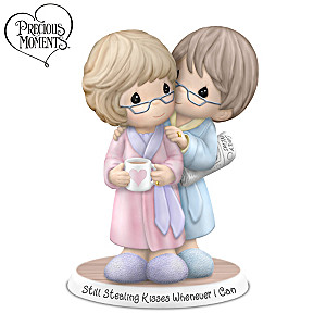 Precious Moments "Stealing Kisses Whenever I Can" Figurine