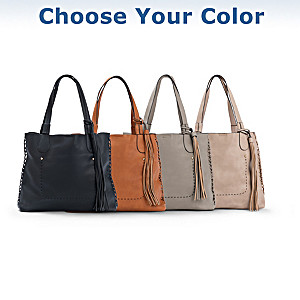 Caroline Tote Bag And Removable Clutch: Choose Your Color
