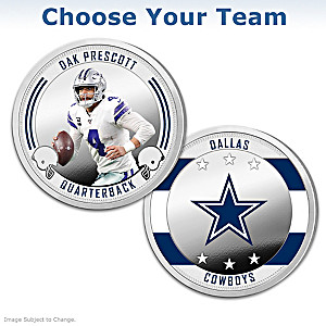 NFL Proof Coin Collection With Display: Choose Your Team