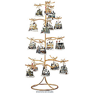 The Golden Tree 37-Position Ornament Display Stand