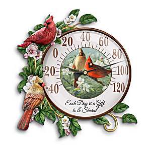 Joseph Hautman "Seasonal Wonders" Outdoor Thermometer