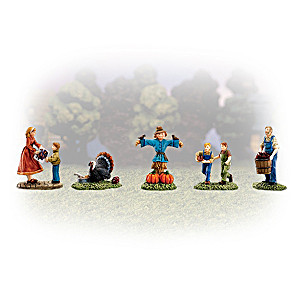 Thanksgiving Blessings Village Accessory Set