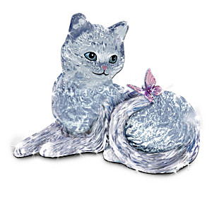 Crystal Cat Figurine Collection