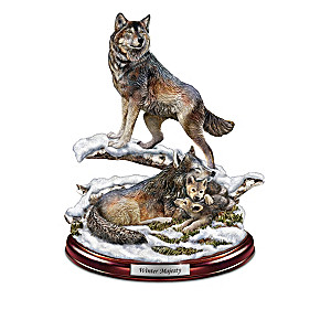 "Protectors Of The Pack" Wolf Sculpture Collection