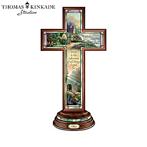 Thomas Kinkade Light of Faith Illuminated Cross Collection