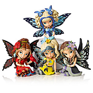 Jasmine Becket-Griffith Fairy and Songbird Figurines
