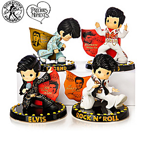Precious Moments "Rocking With The King" Figurine Collection
