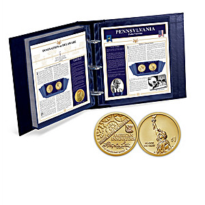 The American Innovation Dollar Coin Collection With Album