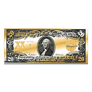 24K-Gold Vintage Banknote Tribute With Collector's Folder