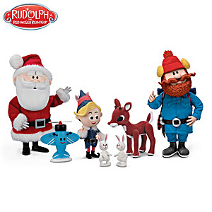 1:1-Scale Rudolph The Red-Nosed Reindeer Portrait Figures