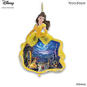 Disney Princess Ornaments Featuring Thomas Kinkade Artwork