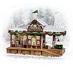 Christmas Train Station Village Accessory Collection