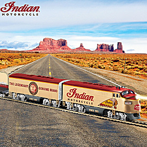 HO-Scale "Indian Motorcycle Express" Train Collection