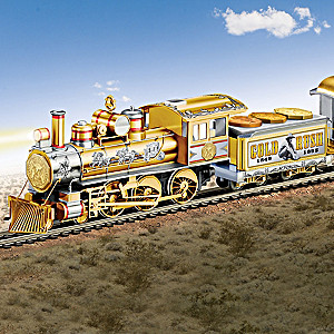 "Gold Rush Express" Illuminated Electric Train Collection