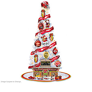 Kansas City Chiefs Pre-Lit Christmas Tree Collection