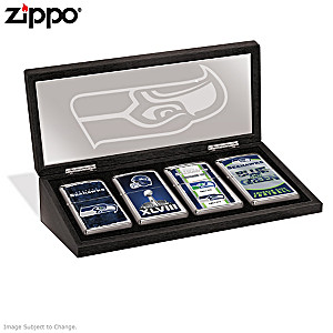 Seattle Seahawks Zippo&reg; Lighter Collection And Case