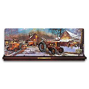 Dave Barnhouse Allis-Chalmers Art Panorama Plate Collection