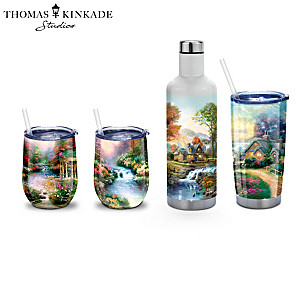Thomas Kinkade "Tranquility" Insulated Drinkware Collection