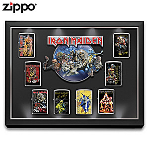 Iron Maiden Zippo&reg; Lighters With Illuminated Display
