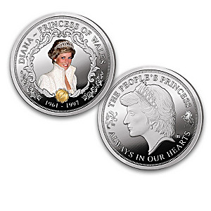 The Princess Diana Legacy Proof Coin Collection And Display