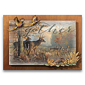 "Woodland Inspirations" Wall Art With Sculpted Details
