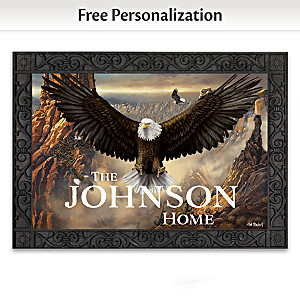 Ted Blaylock "Majestic Presence" Personalized Welcome Mats
