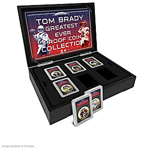 Tom Brady Proofs With Piece Of Signed Football On 1st Issue