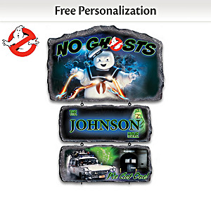 Ghostbusters Personalized Stone-Look Welcome Sign Collection
