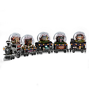 Haunted House Express Water Globe Collection