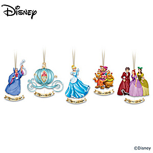 Disney Ornament Collection: Sets Of 5 With Keepsake Boxes